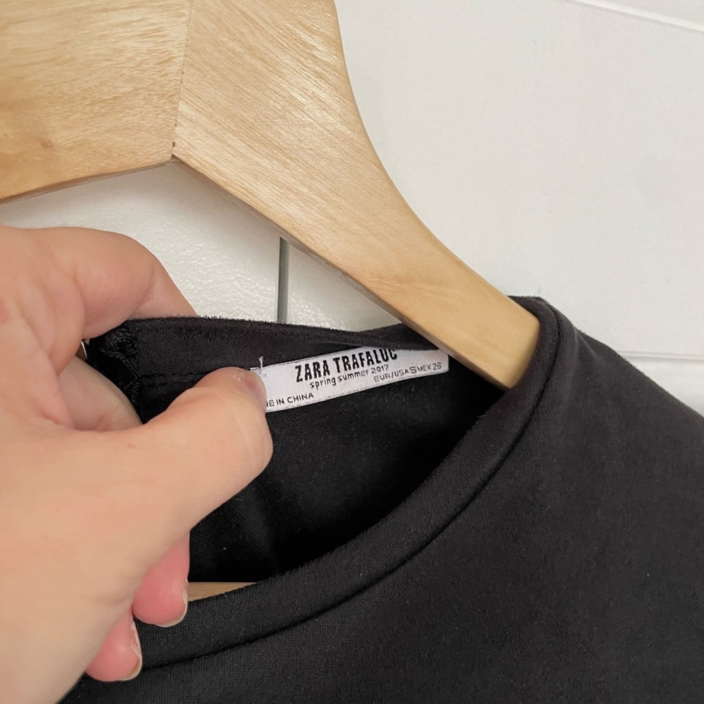 Zara Faux Suede Mini Dress - Picture 4 of 4